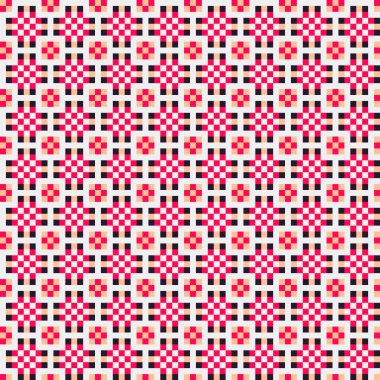 Soyut Çapraz Desen Vektör Sanatı Çizimi