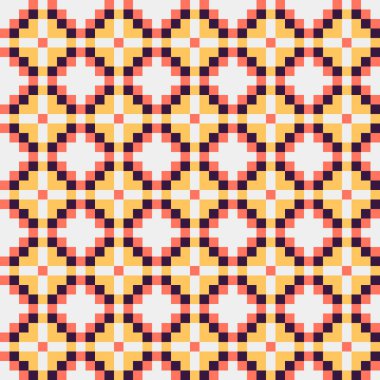 Soyut çapraz desen, üretken hesaplama sanatı illüstrasyonu