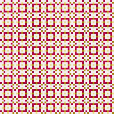 Soyut çapraz desenli üretken hesaplama sanatı çizimi 