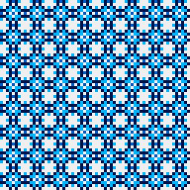 Soyut Geometrik Desen, üretken hesaplama sanatı, vektör illüstrasyonu