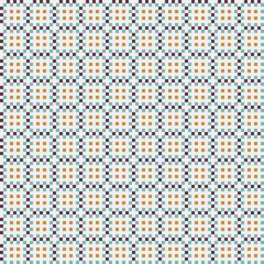 Soyut çapraz desenli üretken hesaplama sanatı çizimi 