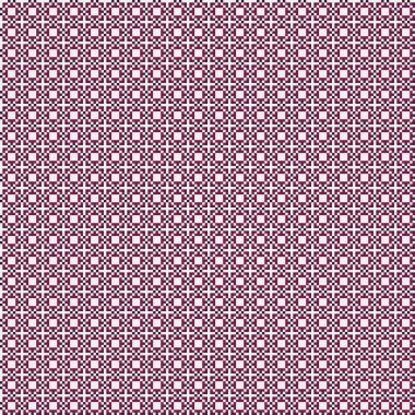 Soyut çapraz desenli üretken hesaplama sanatı çizimi