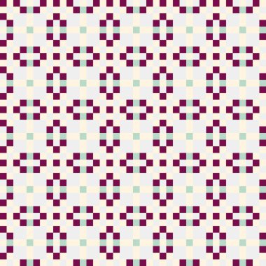 Soyut çapraz desenli üretken hesaplama sanatı çizimi 