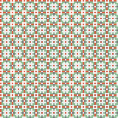 Soyut Geometrik Desen, üretken hesaplama sanatı, vektör illüstrasyonu