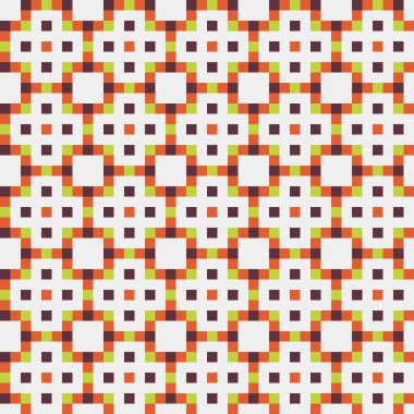 Soyut çapraz desenli üretken hesaplama sanatı çizimi 