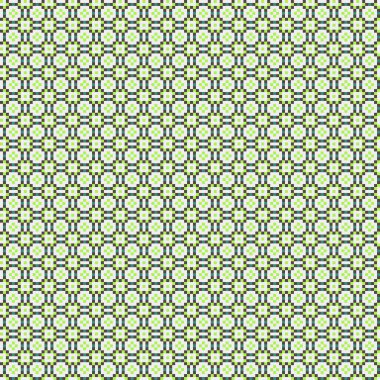 Soyut Geometrik Desen, üretken hesaplama sanatı, vektör illüstrasyonu 