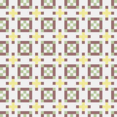 Soyut çapraz desenli üretken hesaplama sanatı çizimi 