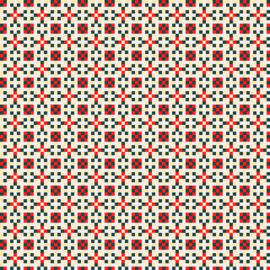 Soyut Geometrik Desen, üretken hesaplama sanatı çizimi