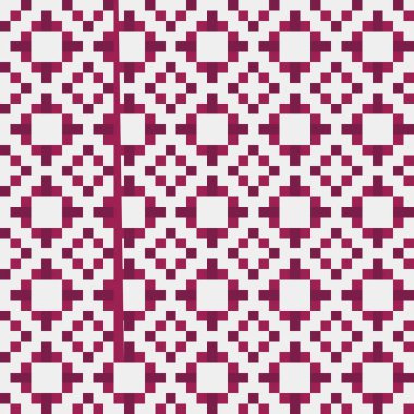 Soyut çapraz desenli üretken hesaplama sanatı çizimi