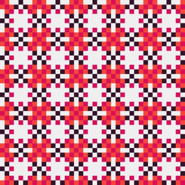 Soyut çapraz desenli üretken hesaplama sanatı çizimi 