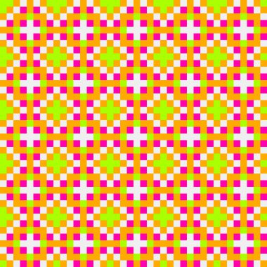 Soyut çapraz desenli üretken hesaplama sanatı çizimi 