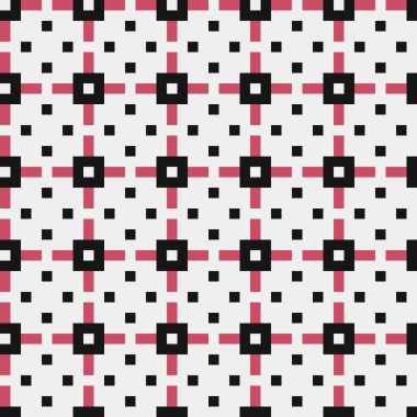 Soyut çapraz desenli üretken hesaplama sanatı çizimi