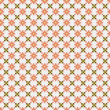 Soyut çapraz desenli üretken hesaplama sanatı çizimi