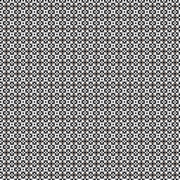 Abstracte Kruis Patroon Generatieve Computationele Kunst Illustratie — Stockvector