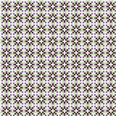 Soyut çapraz desenli üretken hesaplama sanatı çizimi 