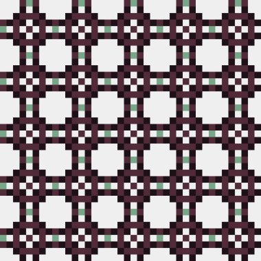 Soyut çapraz desenli üretken hesaplama sanatı çizimi 