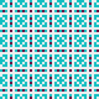 Soyut Geometrik Desen, üretken hesaplama sanatı çizimi