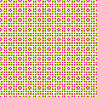 Soyut Geometrik Desen, üretken hesaplama sanatı, vektör illüstrasyonu