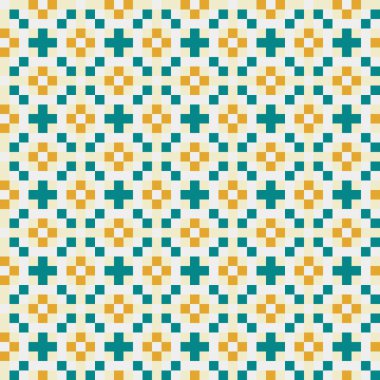 Soyut çapraz desenli üretken hesaplama sanatı çizimi 