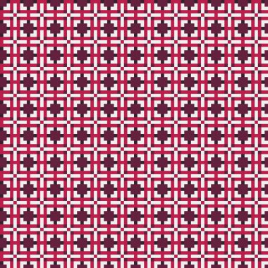 Soyut Geometrik Desen, üretken hesaplama sanatı, vektör illüstrasyonu