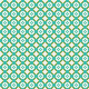 Soyut çapraz desenli üretken hesaplama sanatı çizimi