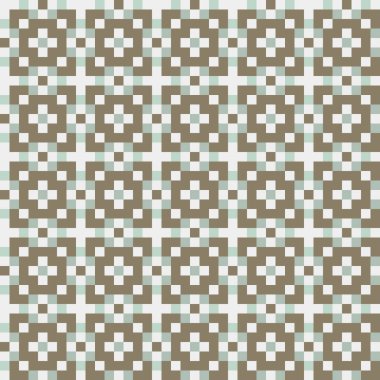 Soyut Geometrik Desen, üretken hesaplama sanatı çizimi