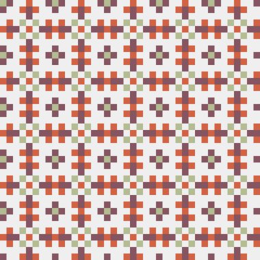 Soyut çapraz desenli üretken hesaplama sanatı çizimi