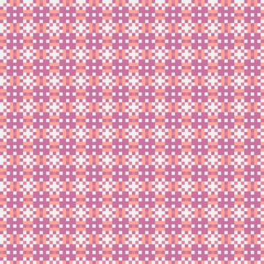 Soyut Geometrik Desen, üretken hesaplama sanatı, vektör illüstrasyonu  