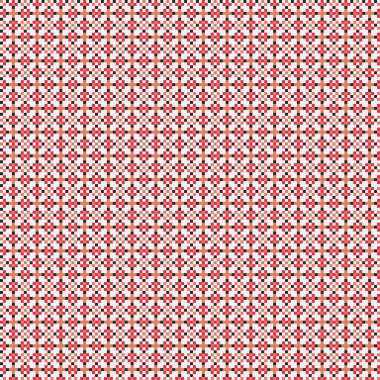 Soyut çapraz desenli üretken hesaplama sanatı çizimi 