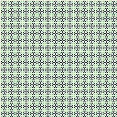 Soyut çapraz desenli üretken hesaplama sanatı çizimi 