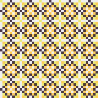 Soyut çapraz desenli üretken hesaplama sanatı çizimi 