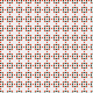 Soyut Geometrik Desen, üretken hesaplama sanatı çizimi