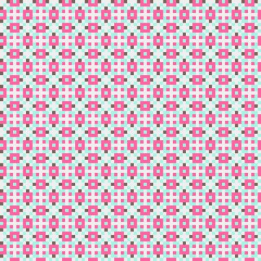 Soyut Geometrik Desen, üretken hesaplama sanatı çizimi