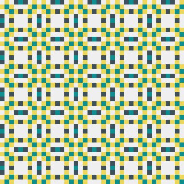 Soyut çapraz desenli üretken hesaplama sanatı çizimi