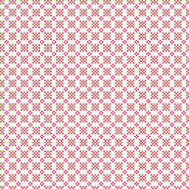 Soyut Geometrik Desen, üretken hesaplama sanatı, vektör illüstrasyonu  