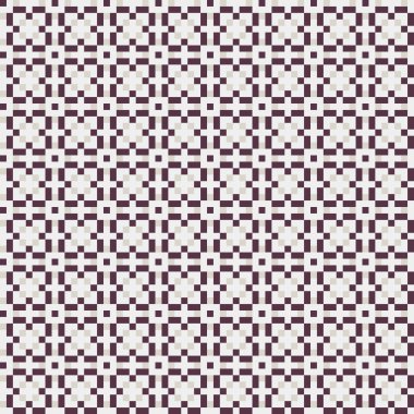 Soyut Geometrik Desen, üretken hesaplama sanatı, vektör illüstrasyonu  