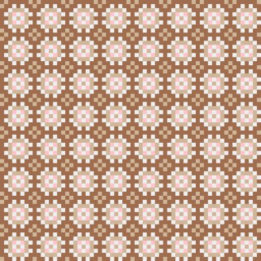 Soyut Geometrik Desen, üretken hesaplama sanatı çizimi