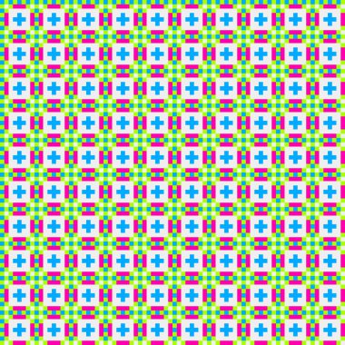 Soyut Geometrik Desen, üretken hesaplama sanatı, vektör illüstrasyonu  