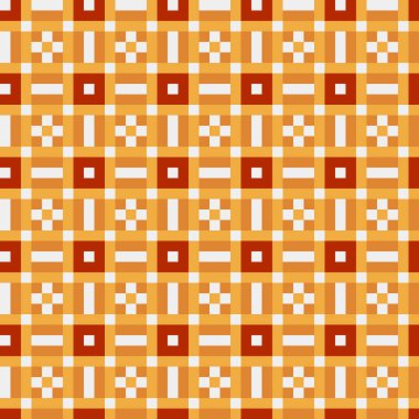 Soyut Geometrik Desen, üretken hesaplama sanatı, vektör illüstrasyonu  