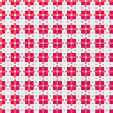 Soyut çapraz desenli üretken hesaplama sanatı çizimi