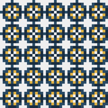 Soyut çapraz desenli üretken hesaplama sanatı çizimi 