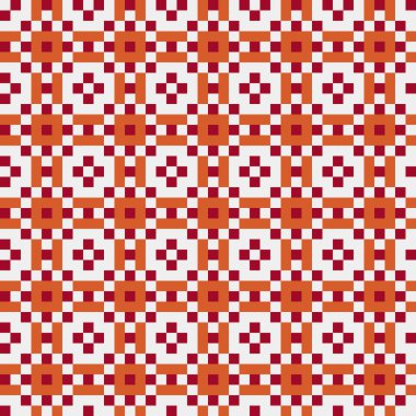 Soyut Geometrik Desen, üretken hesaplama sanatı, vektör illüstrasyonu  