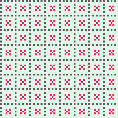 Soyut çapraz desenli üretken hesaplama sanatı çizimi 