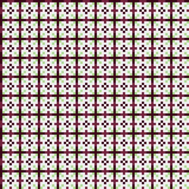 Soyut çapraz desenli üretken hesaplama sanatı çizimi 