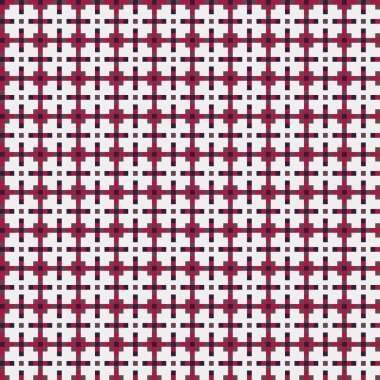 Soyut Geometrik Desen, üretken hesaplama sanatı, vektör illüstrasyonu  