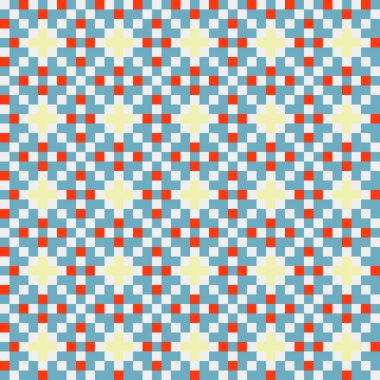 Soyut çapraz desenli üretken hesaplama sanatı çizimi 