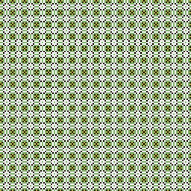 Soyut Geometrik Desen, üretken hesaplama sanatı, vektör illüstrasyonu  