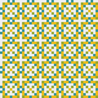 Soyut Geometrik Desen, üretken hesaplama sanatı çizimi