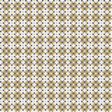 Soyut Geometrik Desen, üretken hesaplama sanatı, vektör illüstrasyonu  