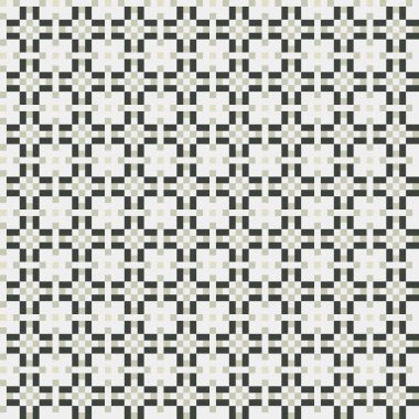 Soyut Geometrik Desen, üretken hesaplama sanatı, vektör illüstrasyonu  